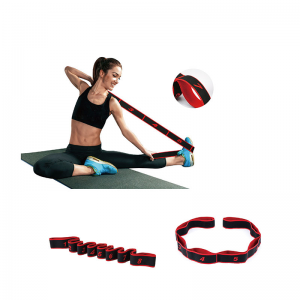 Yoga belt, multi loop belt, 12 lap Yoga Stretch Belt, non elastic stretch belt