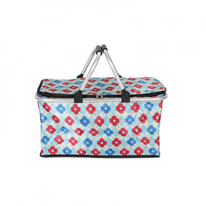 Insulated picnic basket Shopping basket Refrigerated bag folding portable picnic basket
